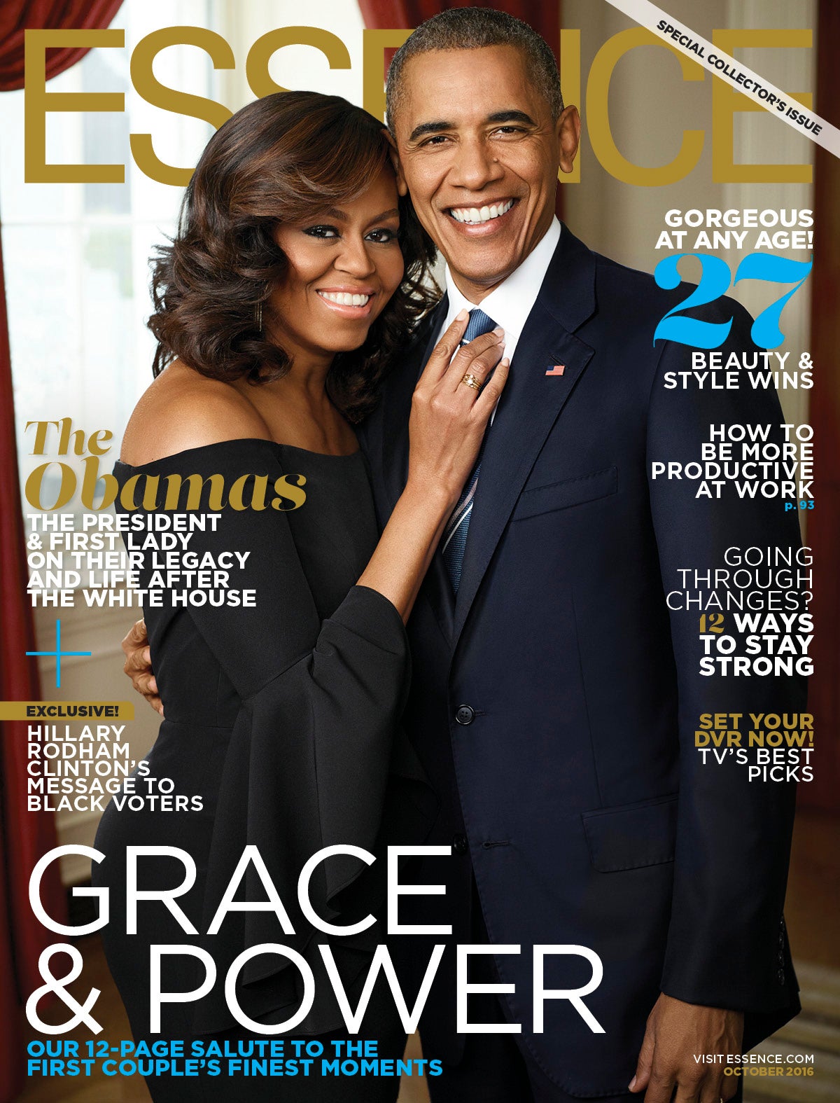 President and Michelle Obama’s Legacy Lives on in October Issue of ESSENCE
